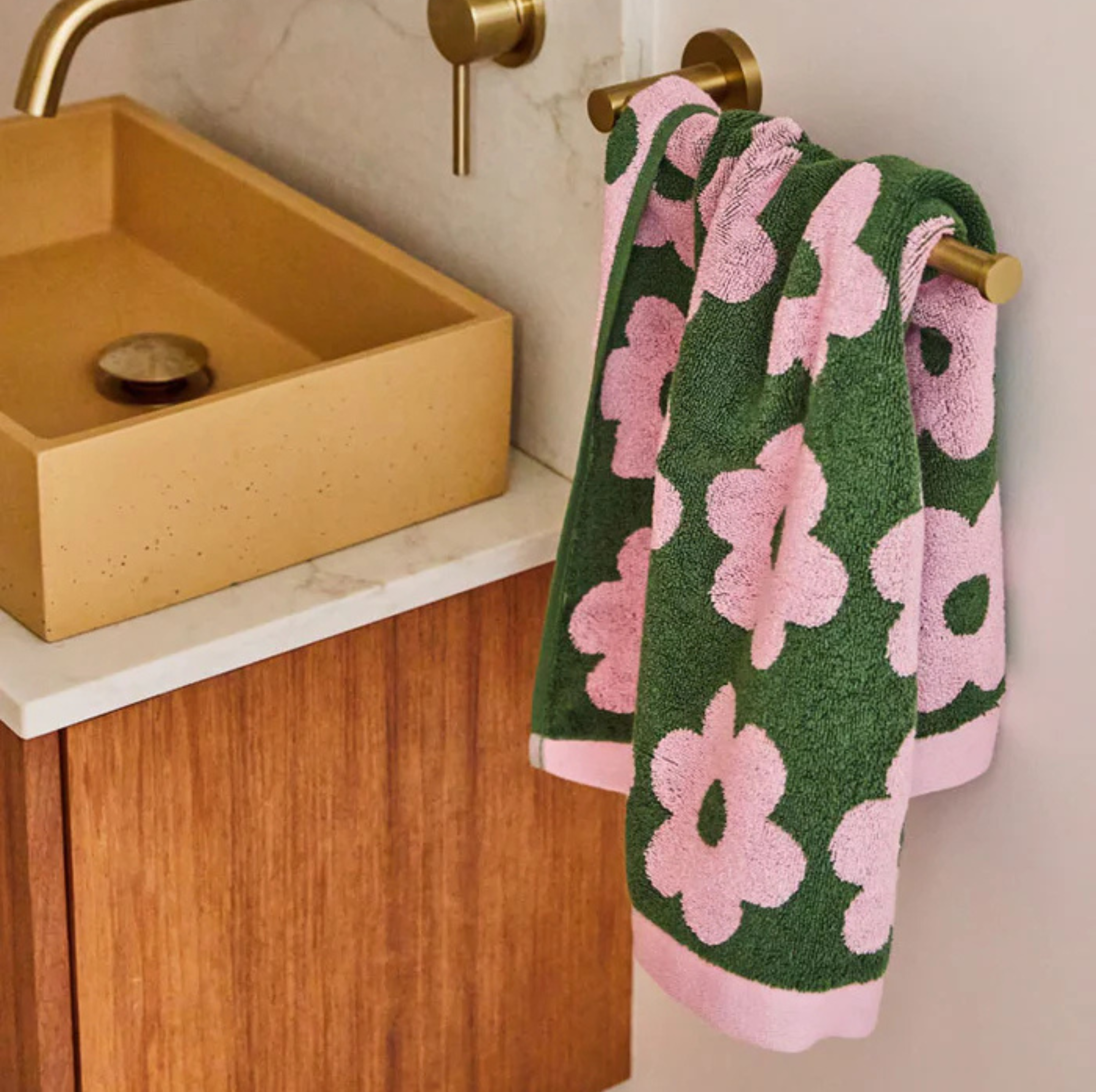 Flowerbed Hand Towel - Mosey Me