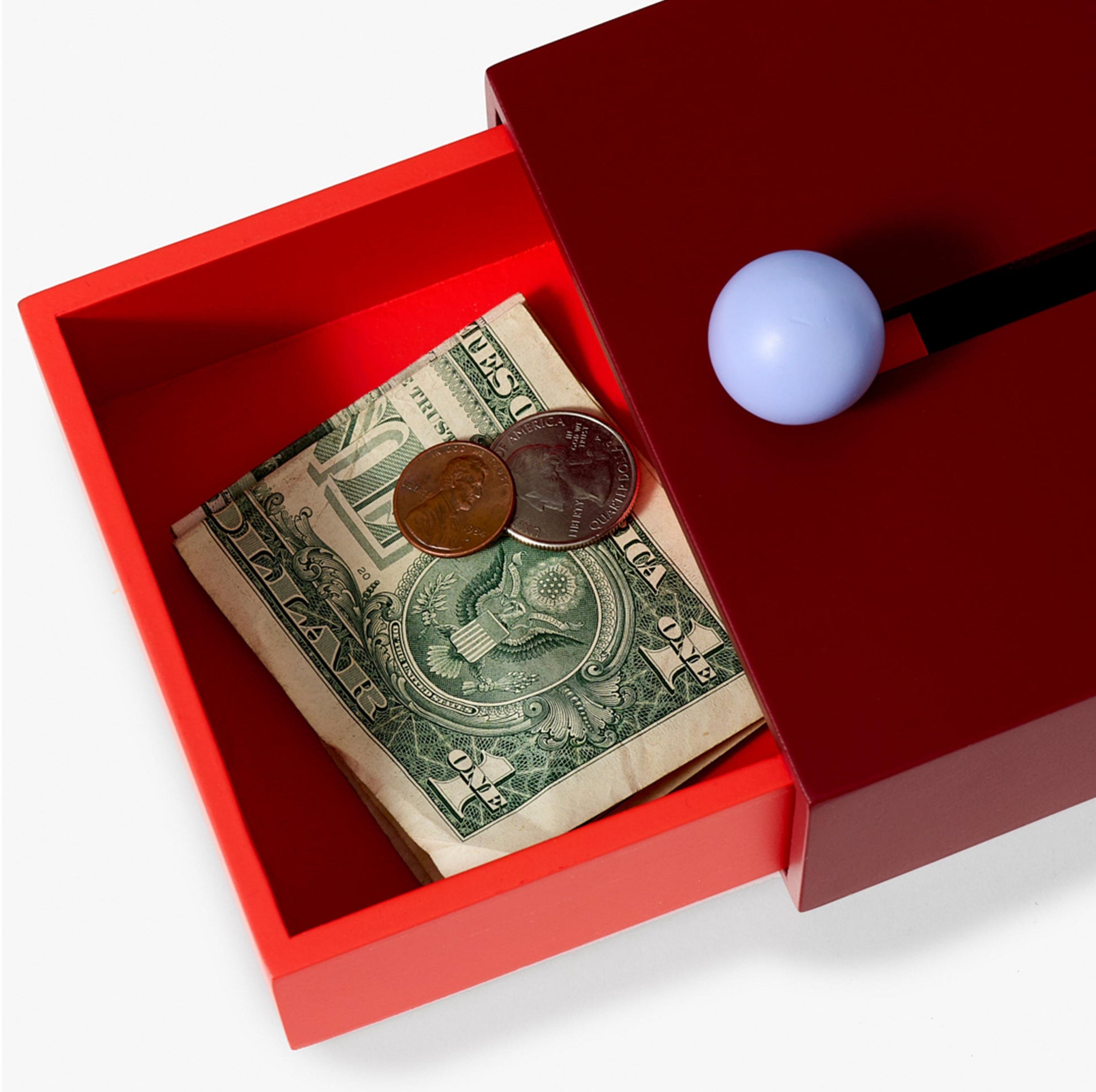 Areaware – Cache Box Small: Red / Orange