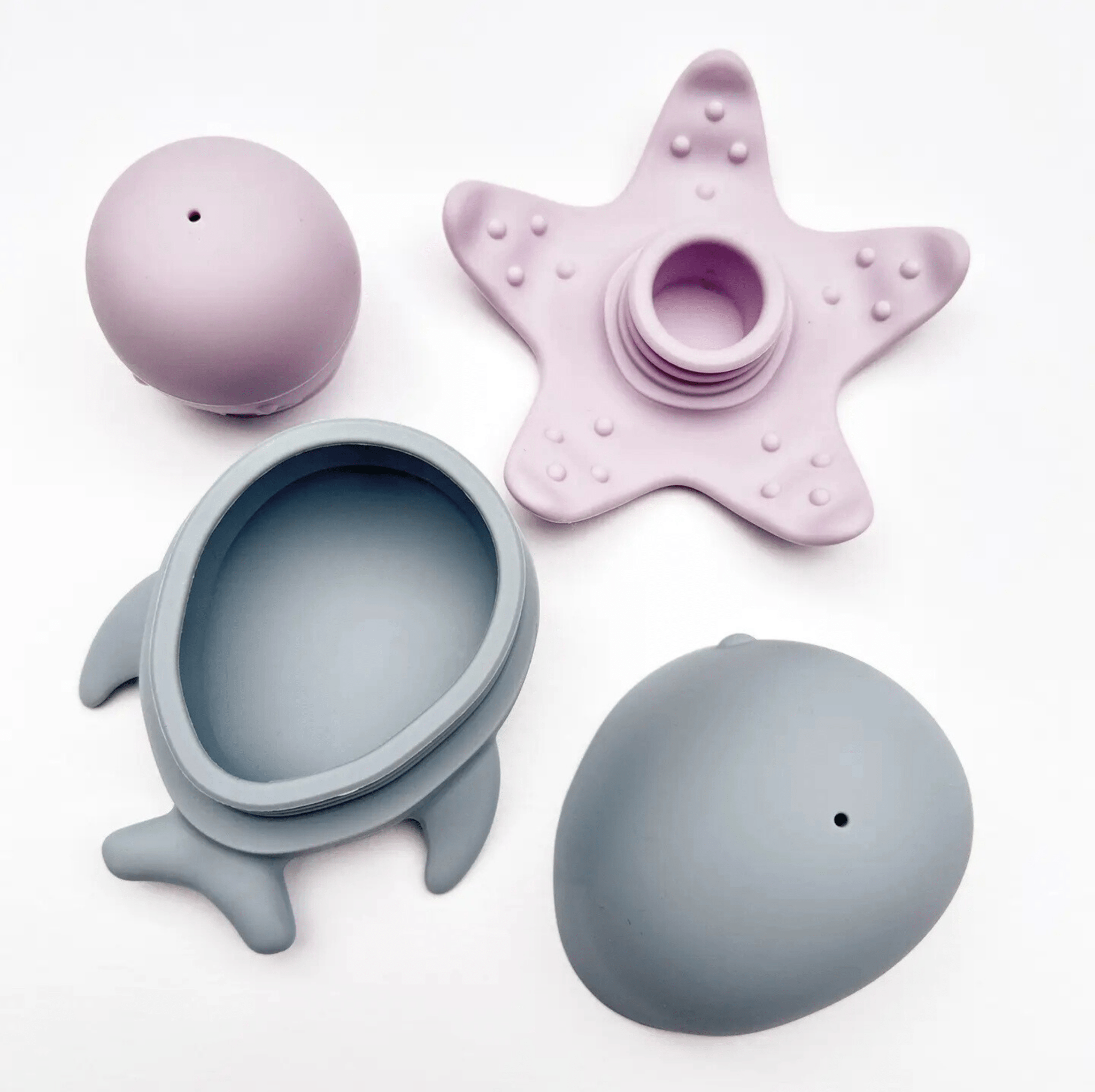 Bath Toy Set – Whale & Octopus - gifted.