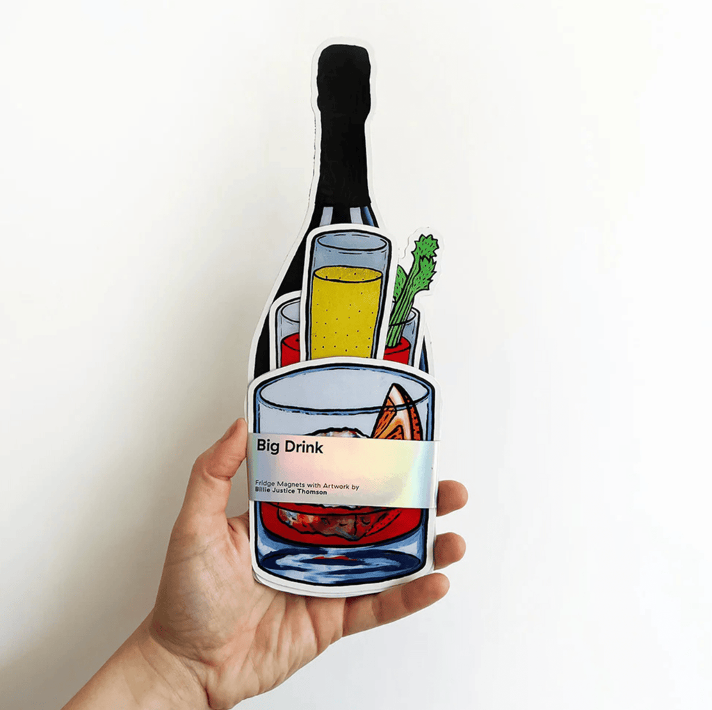 Big Drink Magnets (Set of 4) - Billie Justice Thomson - Gifted