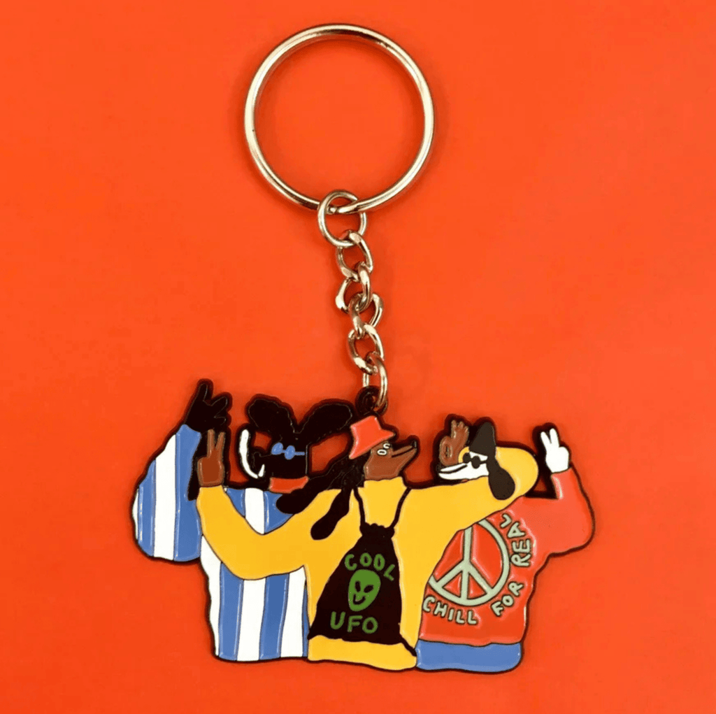 Chill Dogs Keychain - by Egle Zvirblytė - Gifted