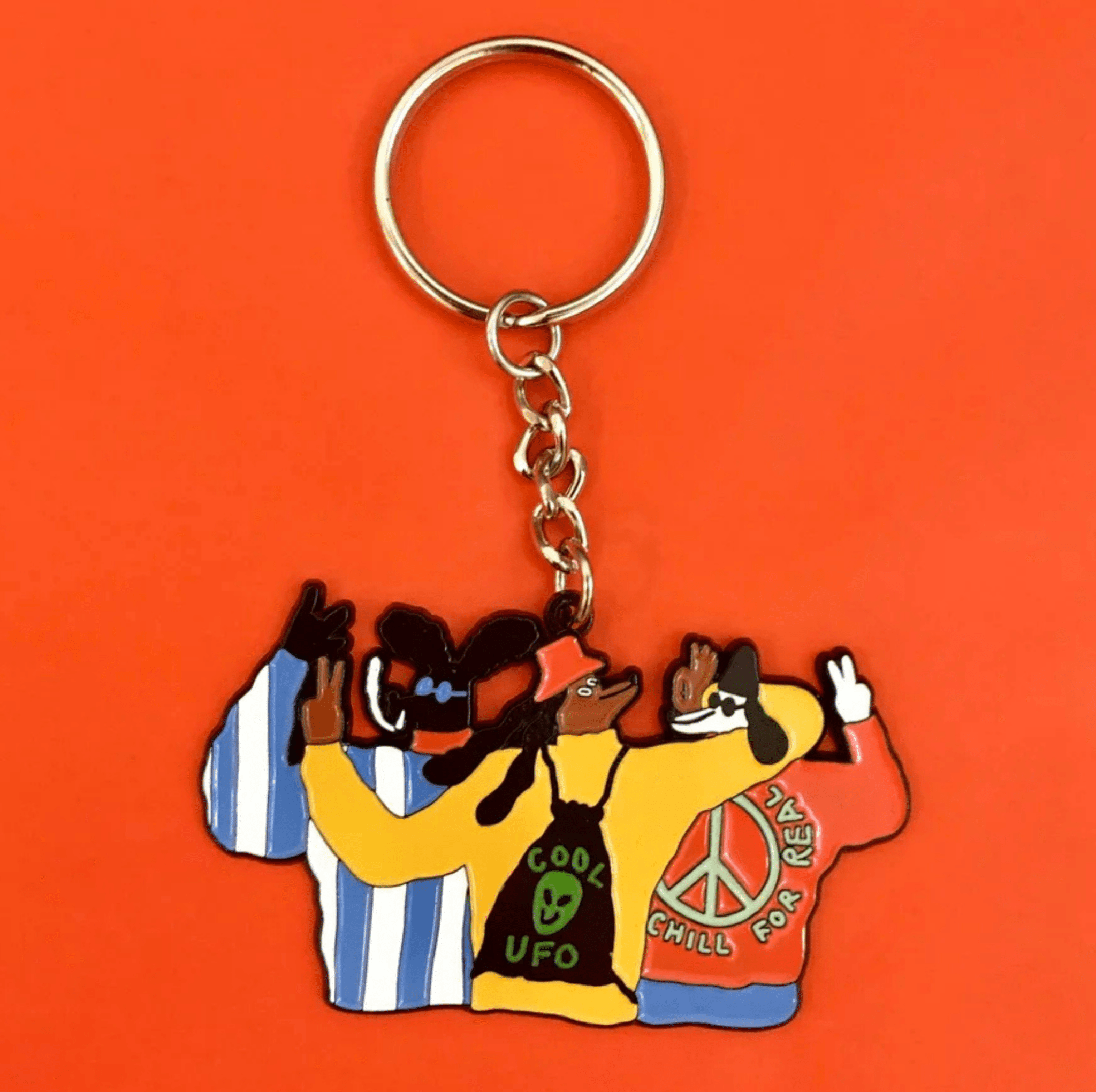 Chill Dogs Keychain - by Egle Zvirblytė - Gifted