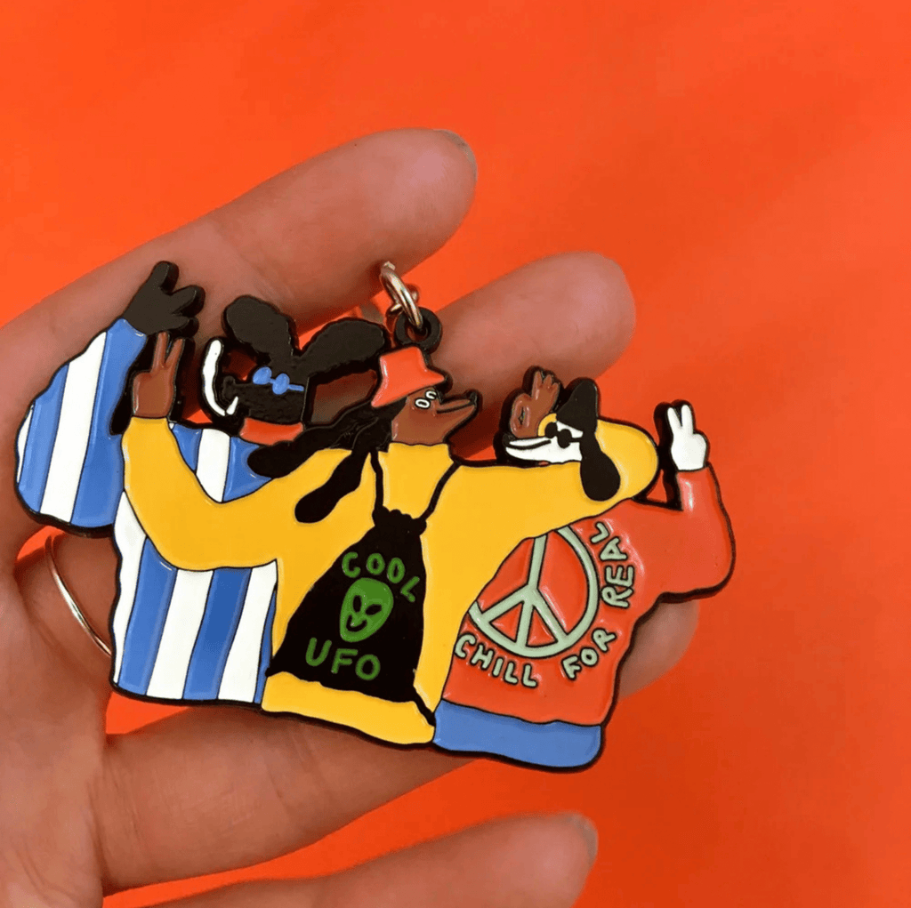 Chill Dogs Keychain - by Egle Zvirblytė - Gifted