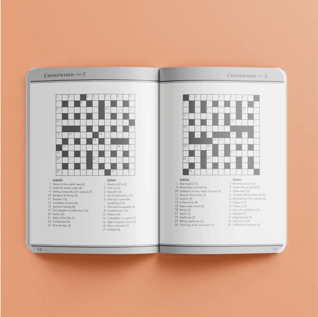 Classic Puzzle Book: Crossword - gifted.
