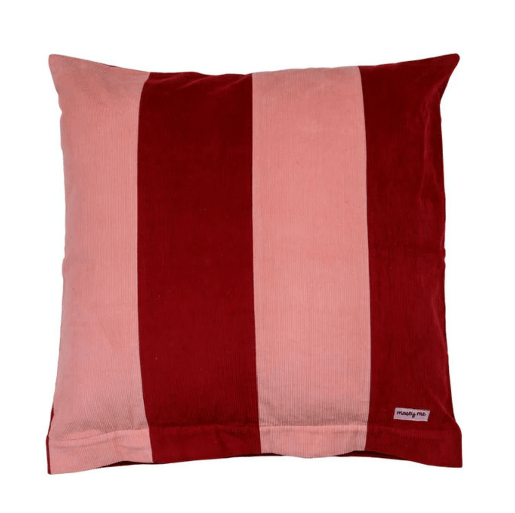 Corduroy Euro Pillowcase Peach/Ruby - Mosey Me - Gifted