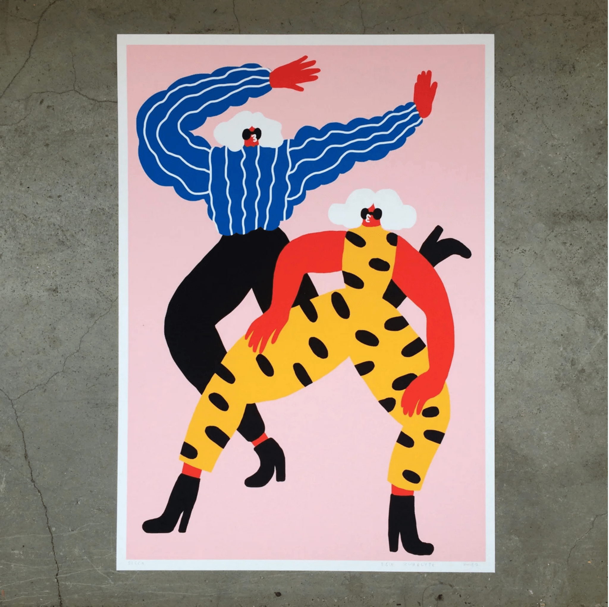 'Disco' Giclée Art Print - by Egle Zvirblytė - Gifted