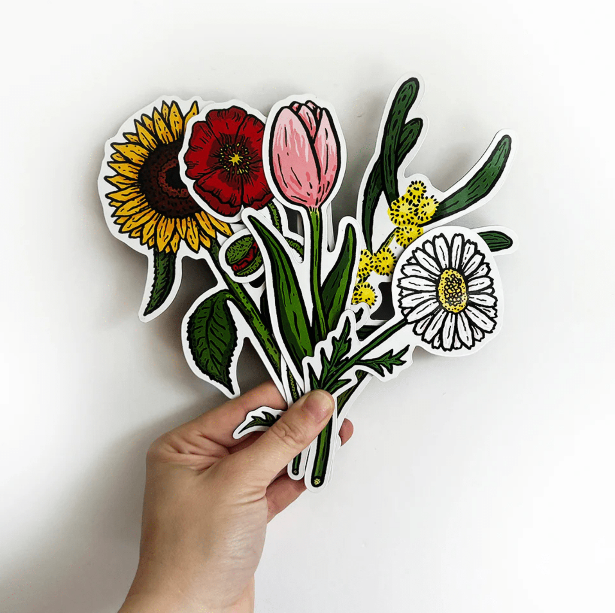 Fridge Flower Magnets (Set of 4) - Billie Justice Thomson - Gifted
