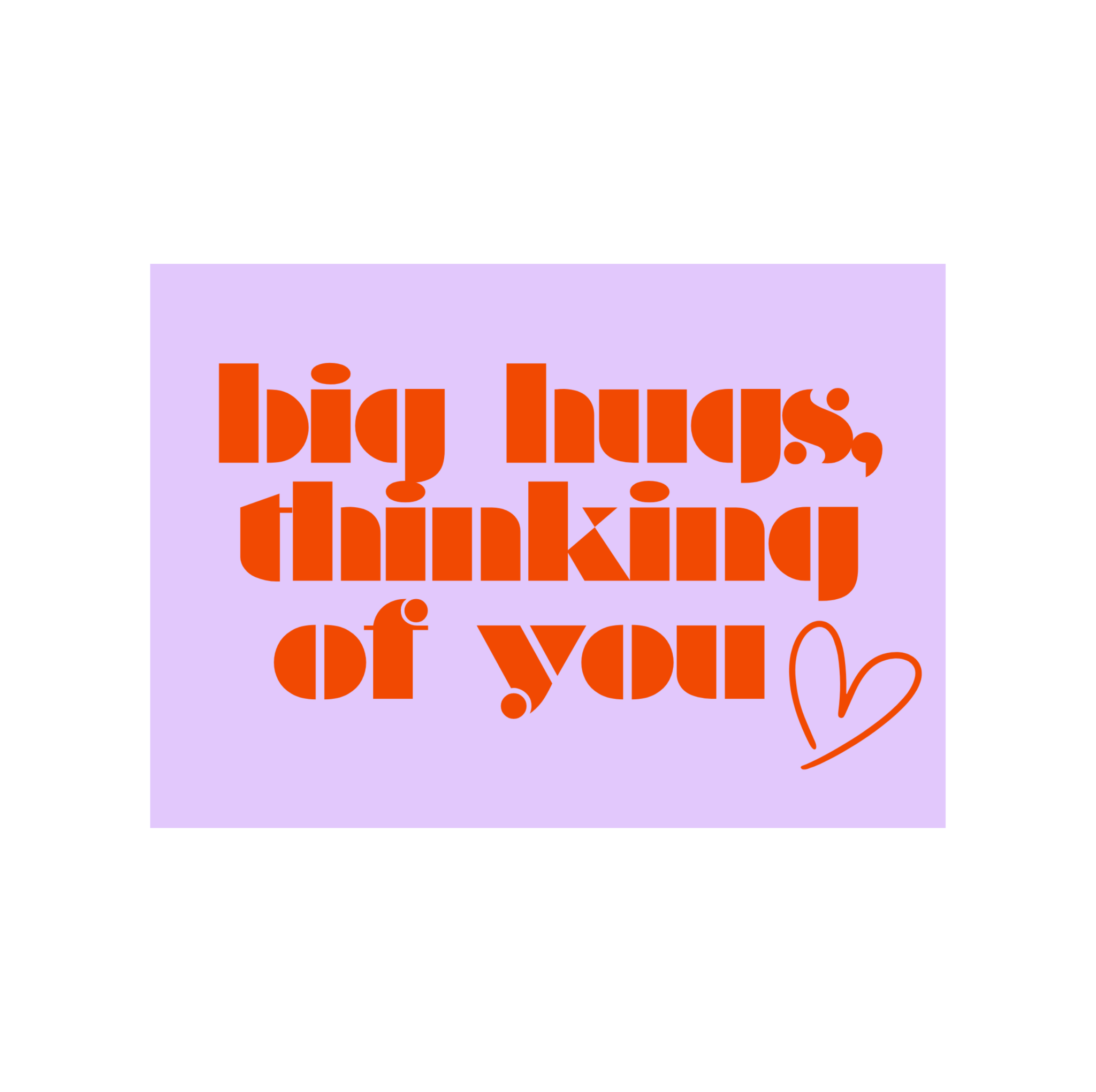 Gift Card - Big Hugs, Thinking of You - Gifted