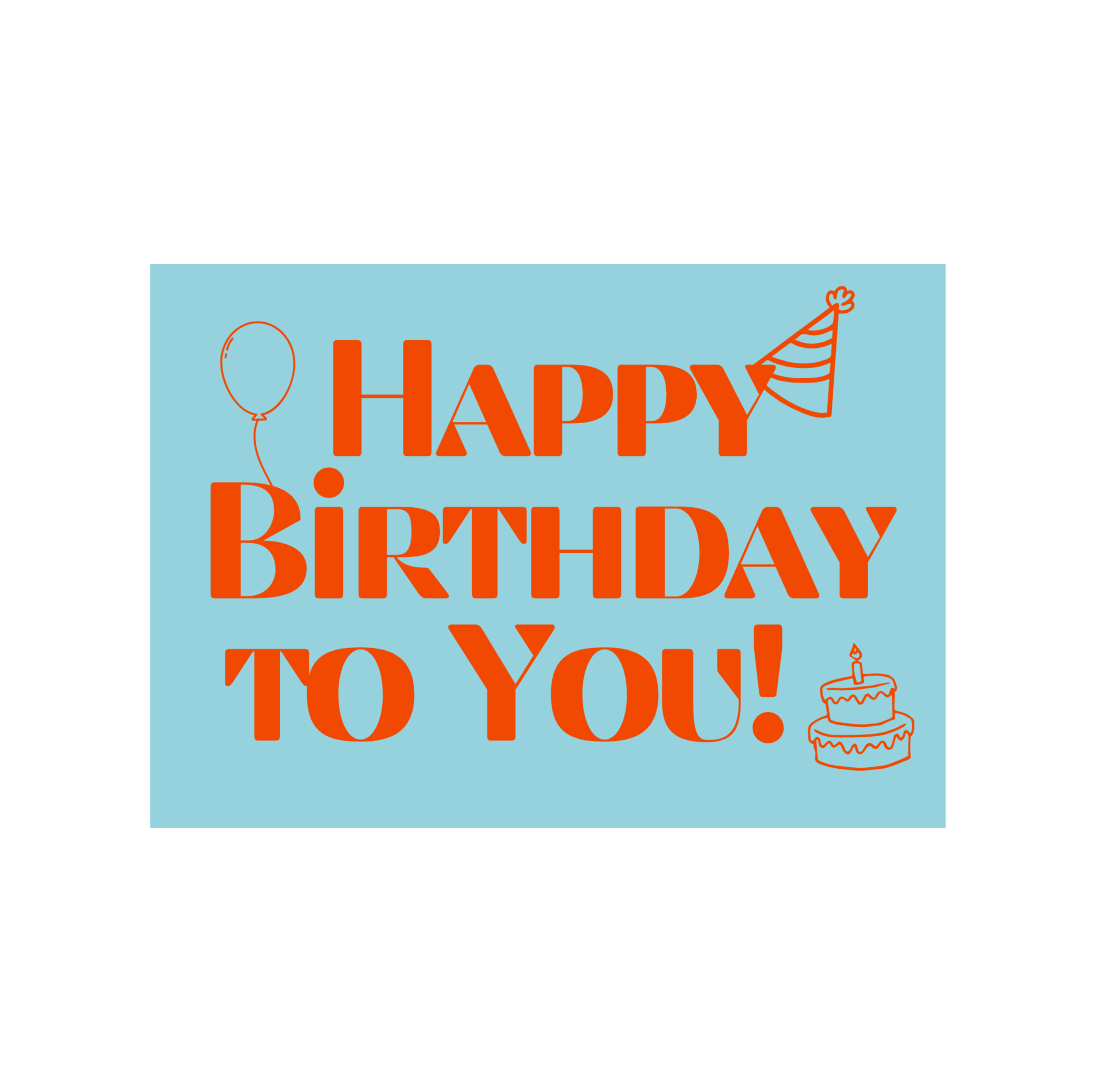 Gift Card - Happy Birthday To You - Gifted