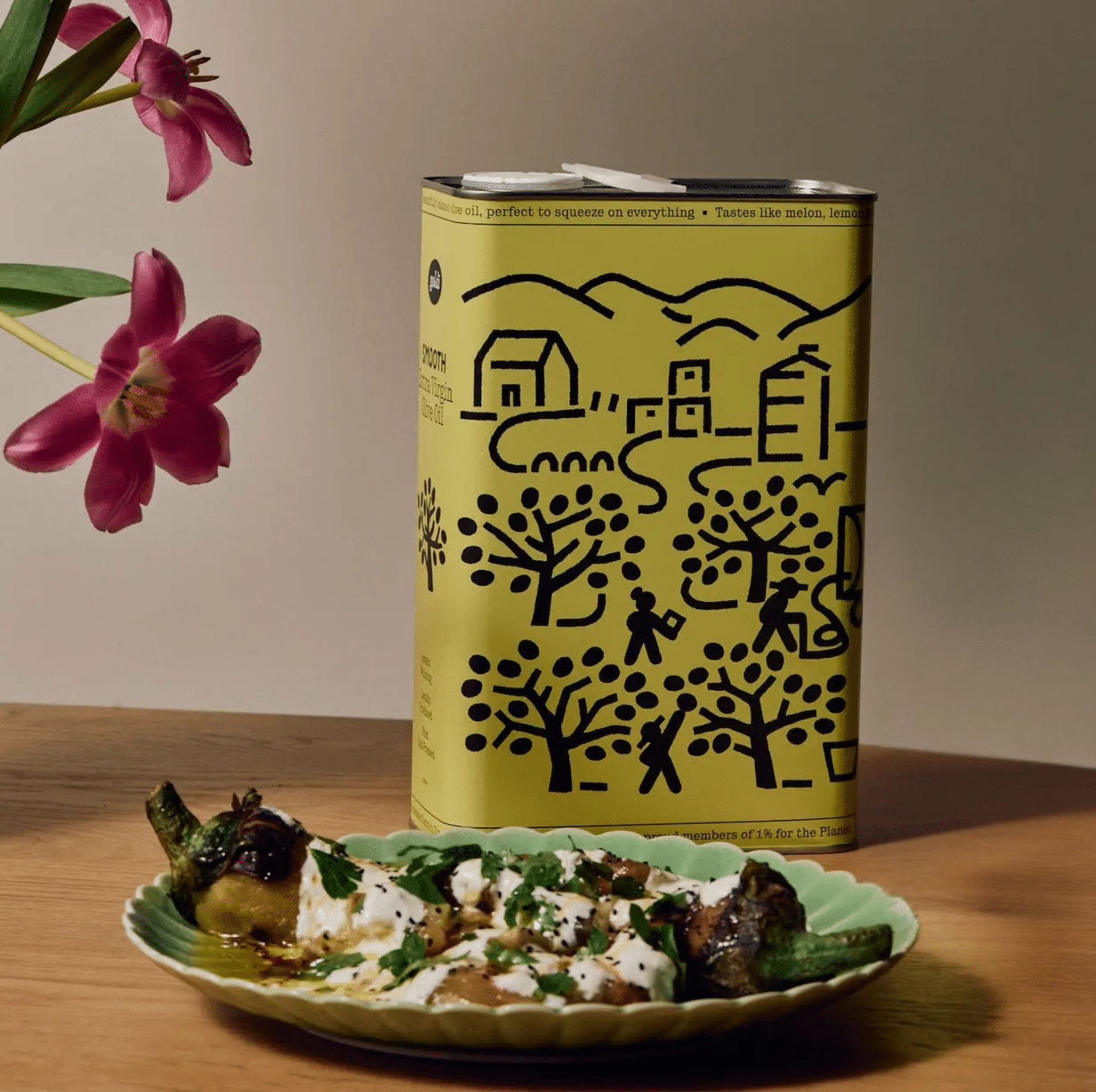 Goldi Smooth Extra Virgin Olive Oil - 1L Tin - Gifted