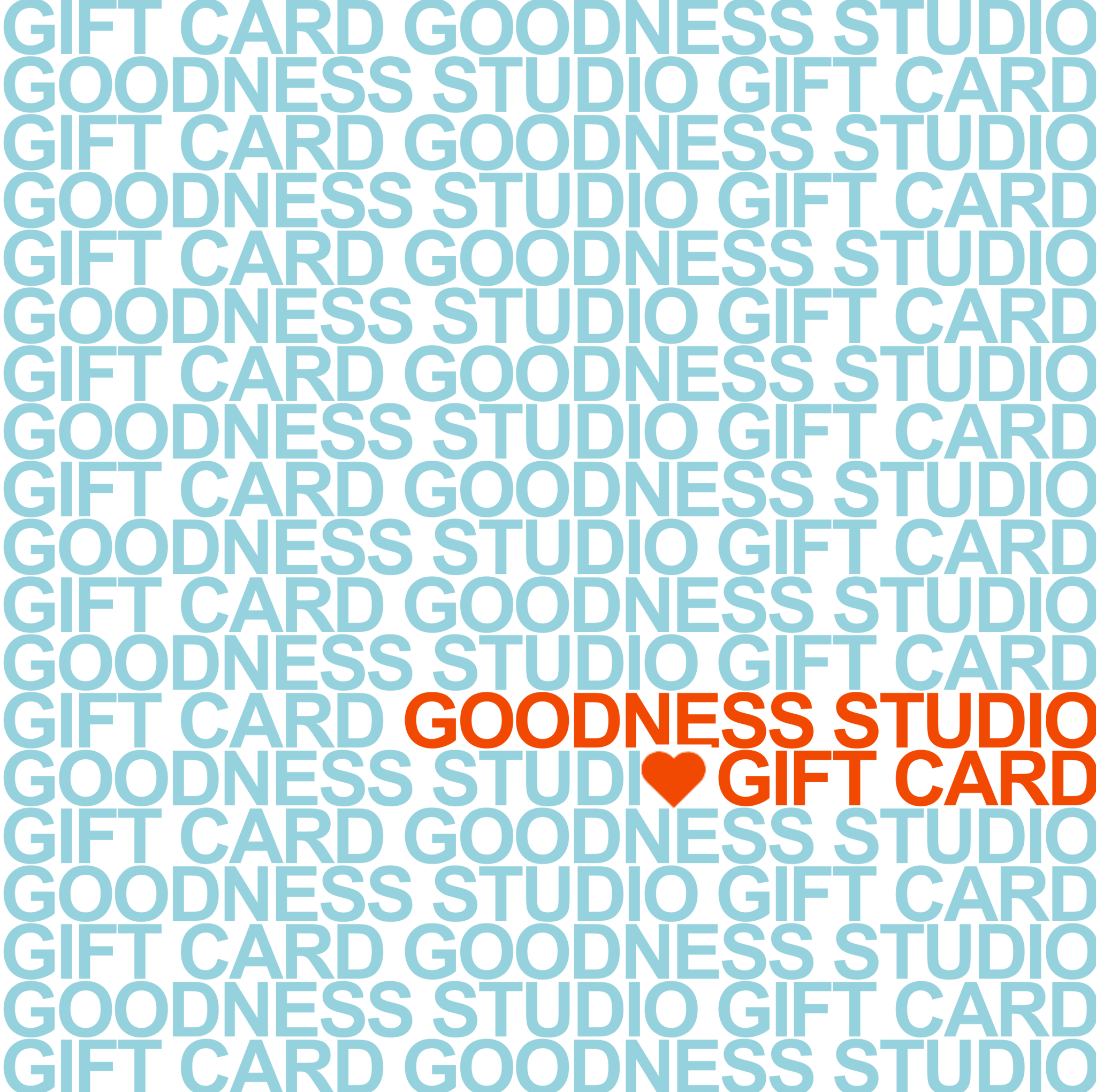 Goodness Studio Digital Gift Card - Gifted