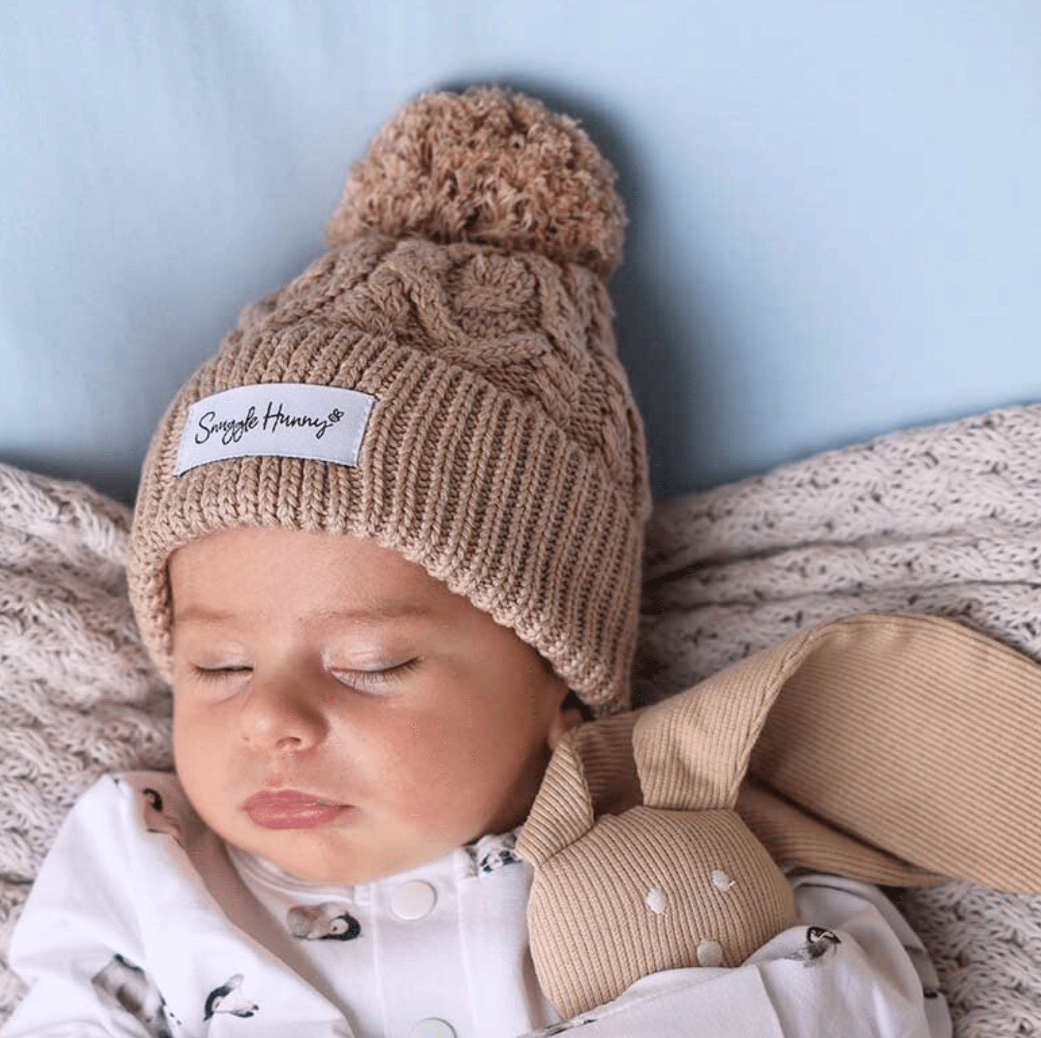 Hazelnut Organic Baby Knit Beanie - gifted.
