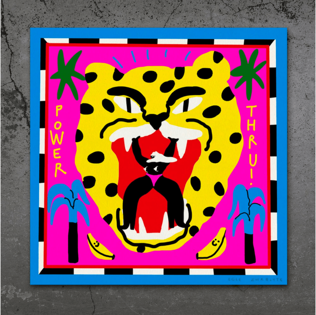 'Power Thru' Giclée Art Print - by Egle Zvirblytė - Gifted