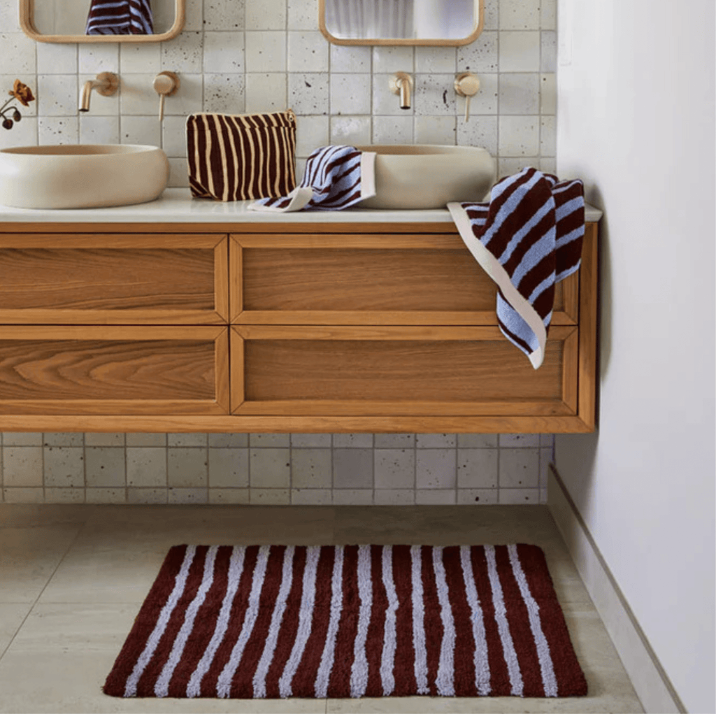 Strokes Bath Mat - Mosey Me - Gifted
