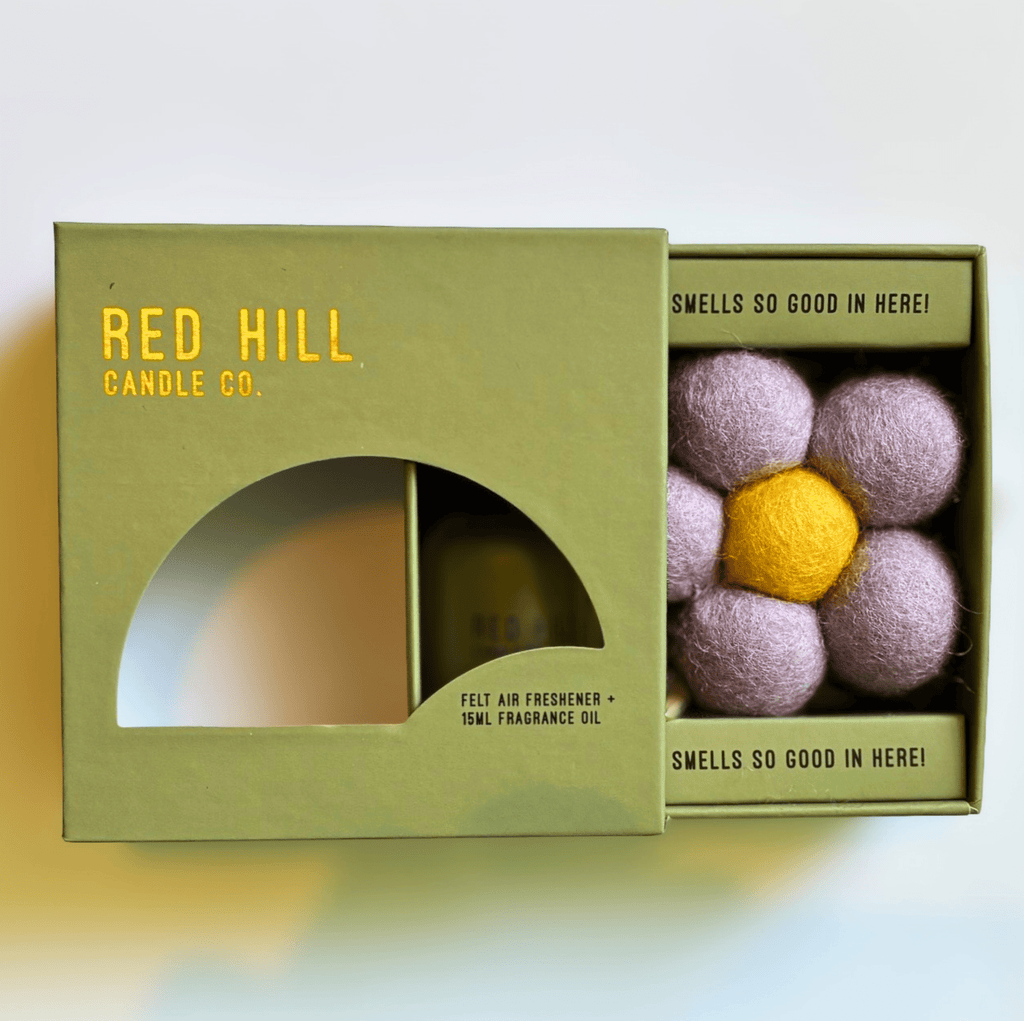 Thai Lime & Mango Felt Flower Air Freshener (Lilac) - Gifted