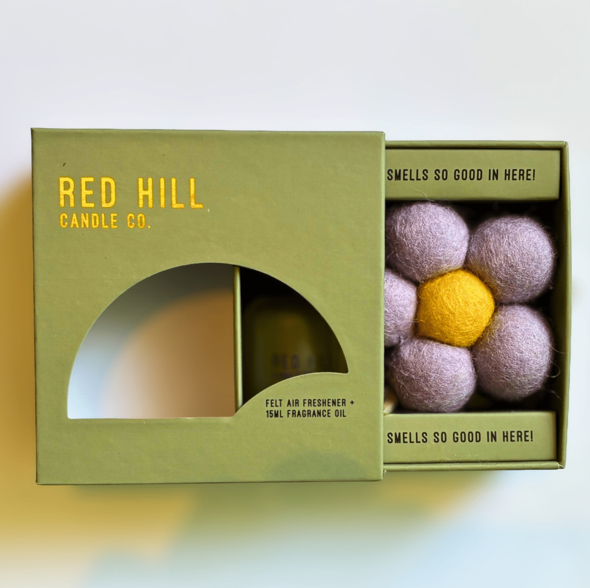 Thai Lime & Mango Felt Flower Air Freshener (Lilac) - Gifted