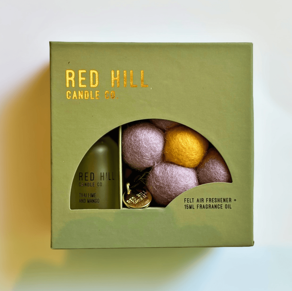 Thai Lime & Mango Felt Flower Air Freshener (Lilac) - Gifted