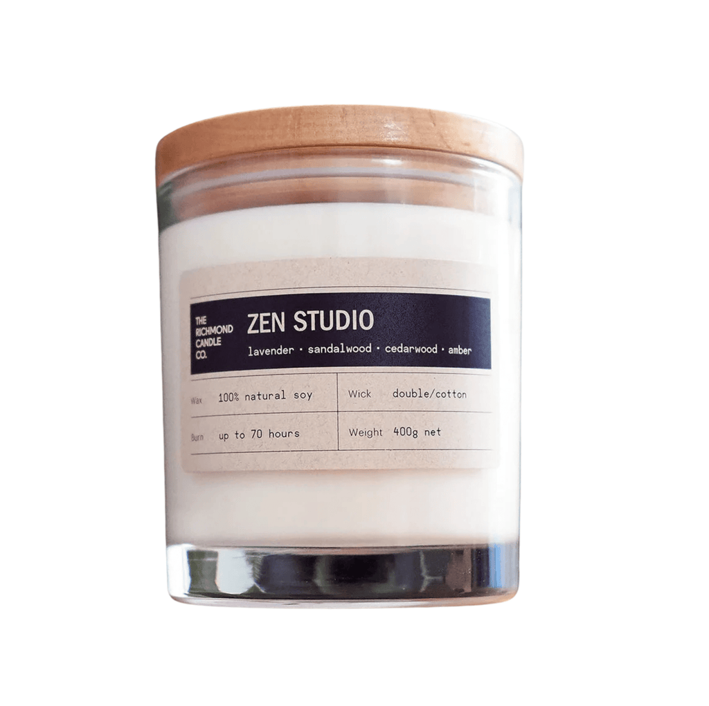 ‘Zen Studio’ Soy Candle - Richmond Candle Co - Gifted