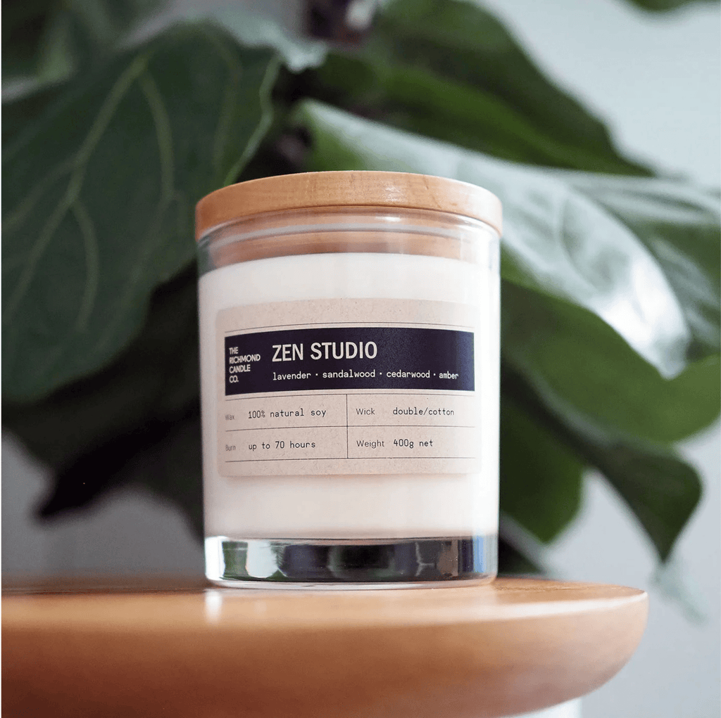 ‘Zen Studio’ Soy Candle - Richmond Candle Co - Gifted